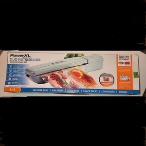 NIB PowerXL Duo Nutrisealer Vacuum Sealer